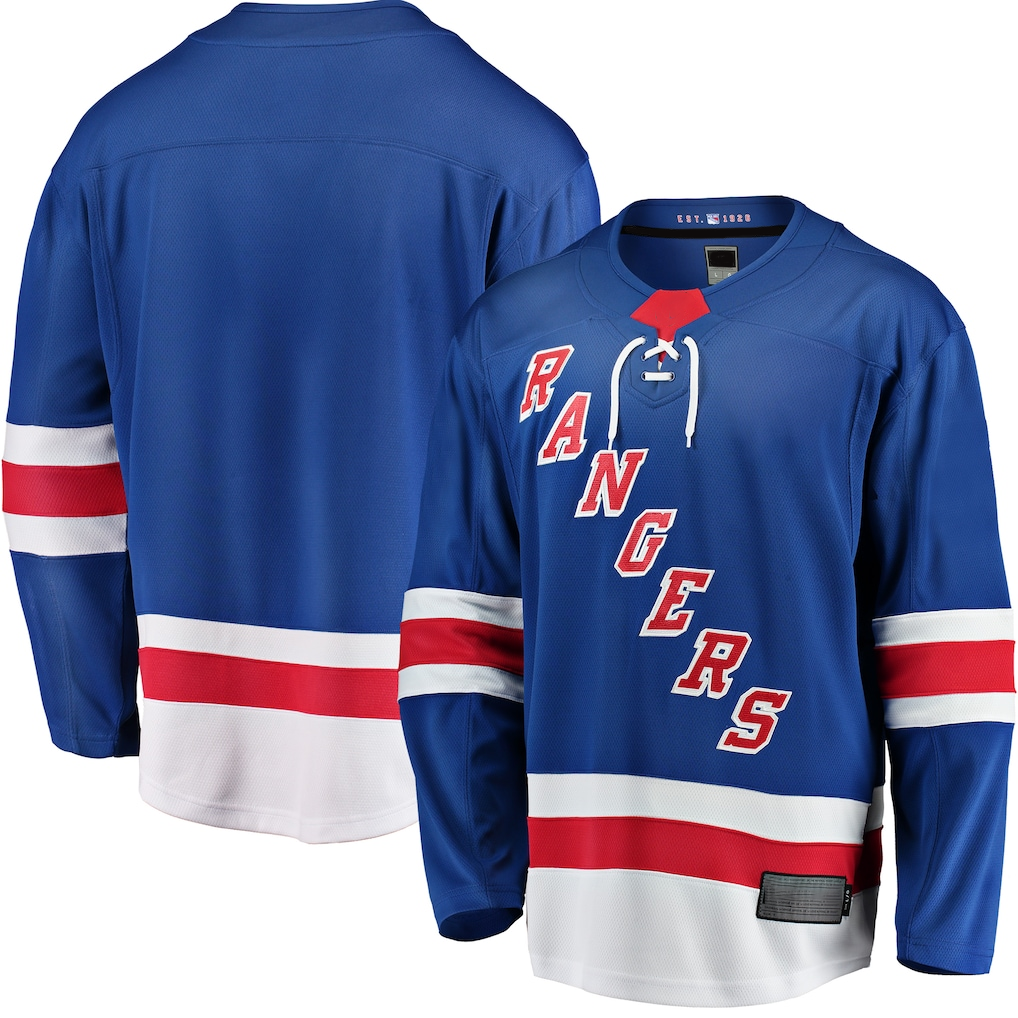 STECN NY.Rangers Blue Breakaway Home Jerseys