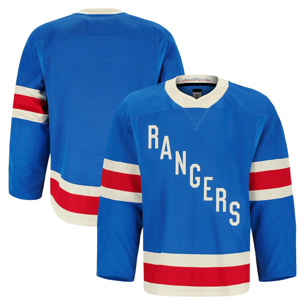 STECN NY.Rangers Blue Centennial Authentic Pro Jerseys