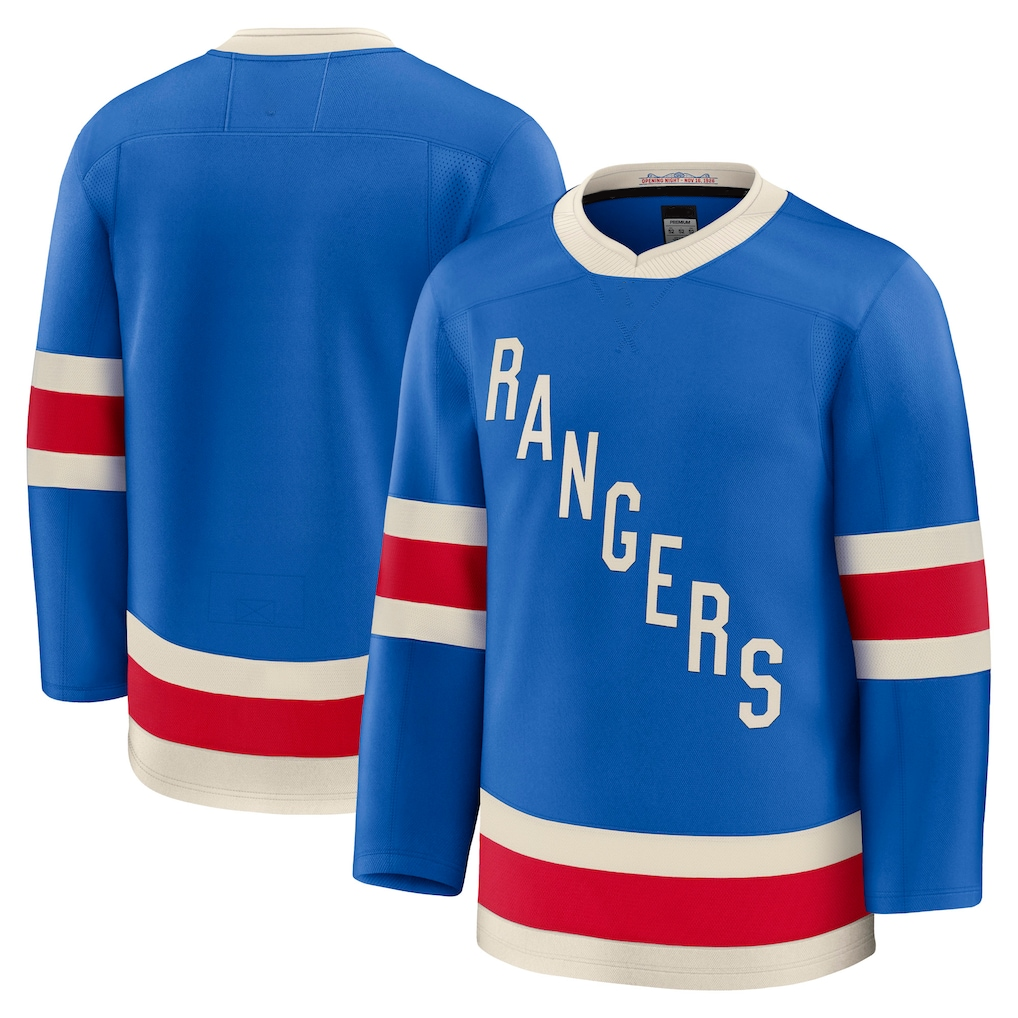 STECN NY.Rangers Blue Centennial Premium Jerseys