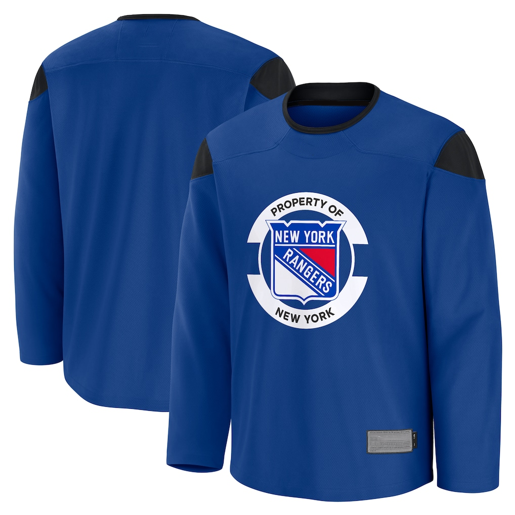 STECN NY.Rangers Blue Practice Jerseys