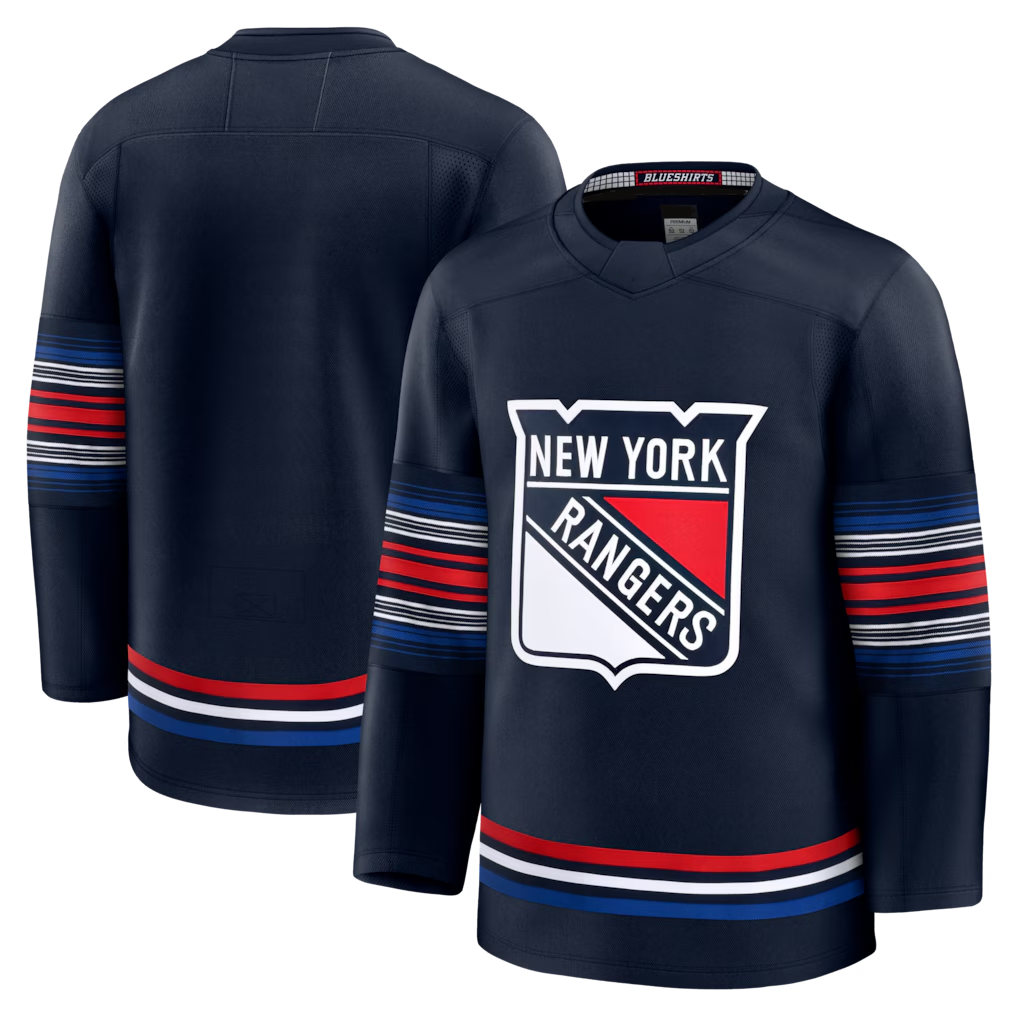 STECN NY.Rangers Navy Alternate Premium Jerseys
