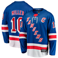 STECN NY.Rangers #10 JT Miller Blue Home Captain's Patch Breakaway Jerseys