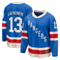STECN NY.Rangers #13 Alexis Lafreniere Blue Centennial Breakaway Jerseys