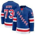 STECN NY.Rangers #73 Matt Rempe Blue Home Premium Jerseys