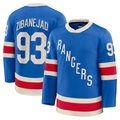 STECN NY.Rangers #93 Mika Zibanejad Blue Centennial Premium Jerseys