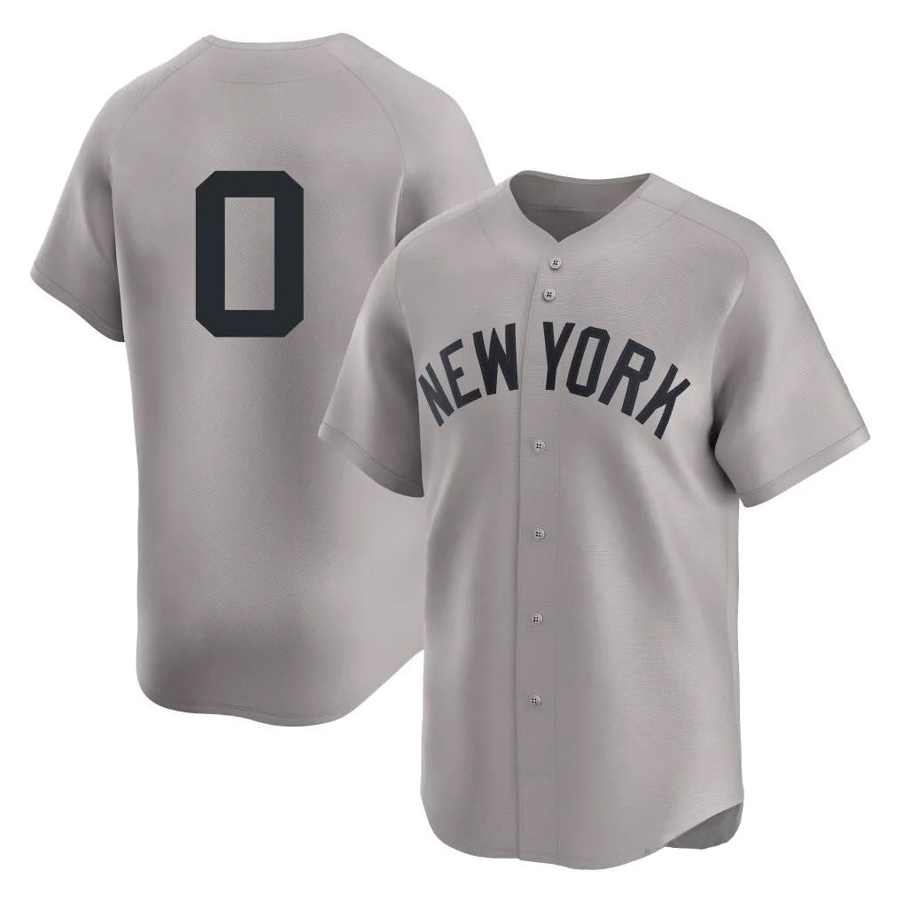 STECN NY.Yankees #0 Marcus Stroman Player Gray Limited Stitched Jerseys