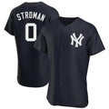 STECN NY.Yankees #0 Marcus Stroman Player Navy Limited Elite Home Stitched Jerseys