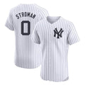 STECN NY.Yankees #0 Marcus Stroman Player White Limited Elite Home Stitched Jerseys