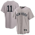 STECN NY.Yankees #11 Anthony Volpe Player Gray Game Home Stitched Jerseys