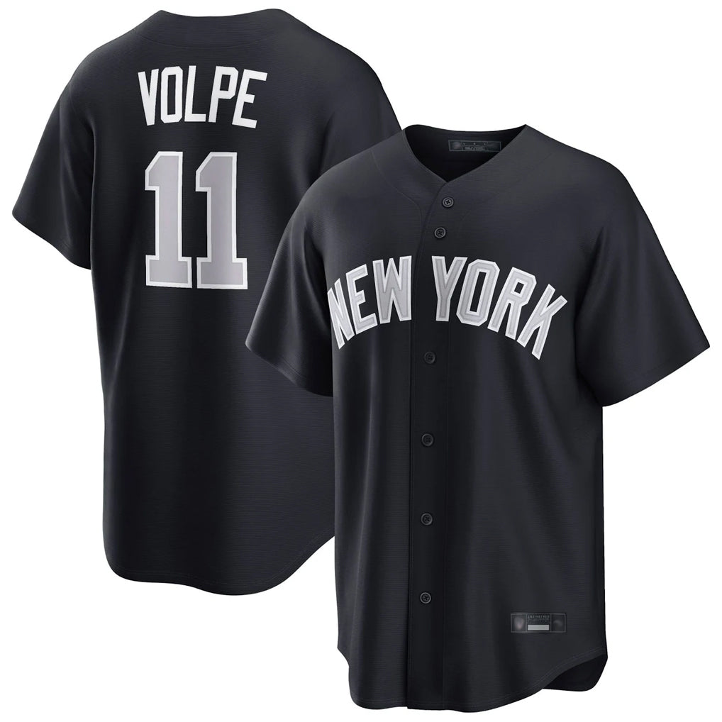 STECN NY.Yankees #11 Anthony Volpe Player Navy Home Game Stitched Jerseys