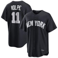 STECN NY.Yankees #11 Anthony Volpe Player Navy Home Game Stitched Jerseys