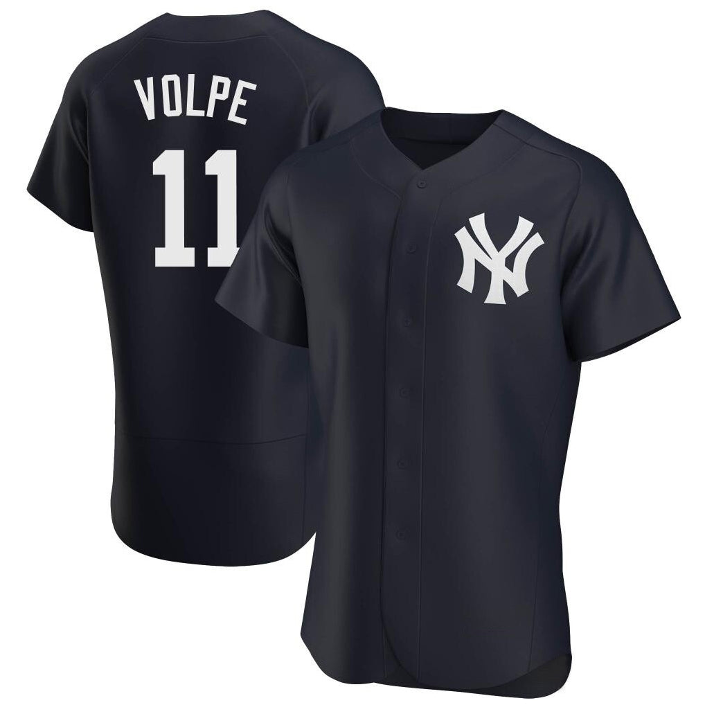 STECN NY.Yankees #11 Anthony Volpe Player Navy Limited Elite Home Stitched Jerseys