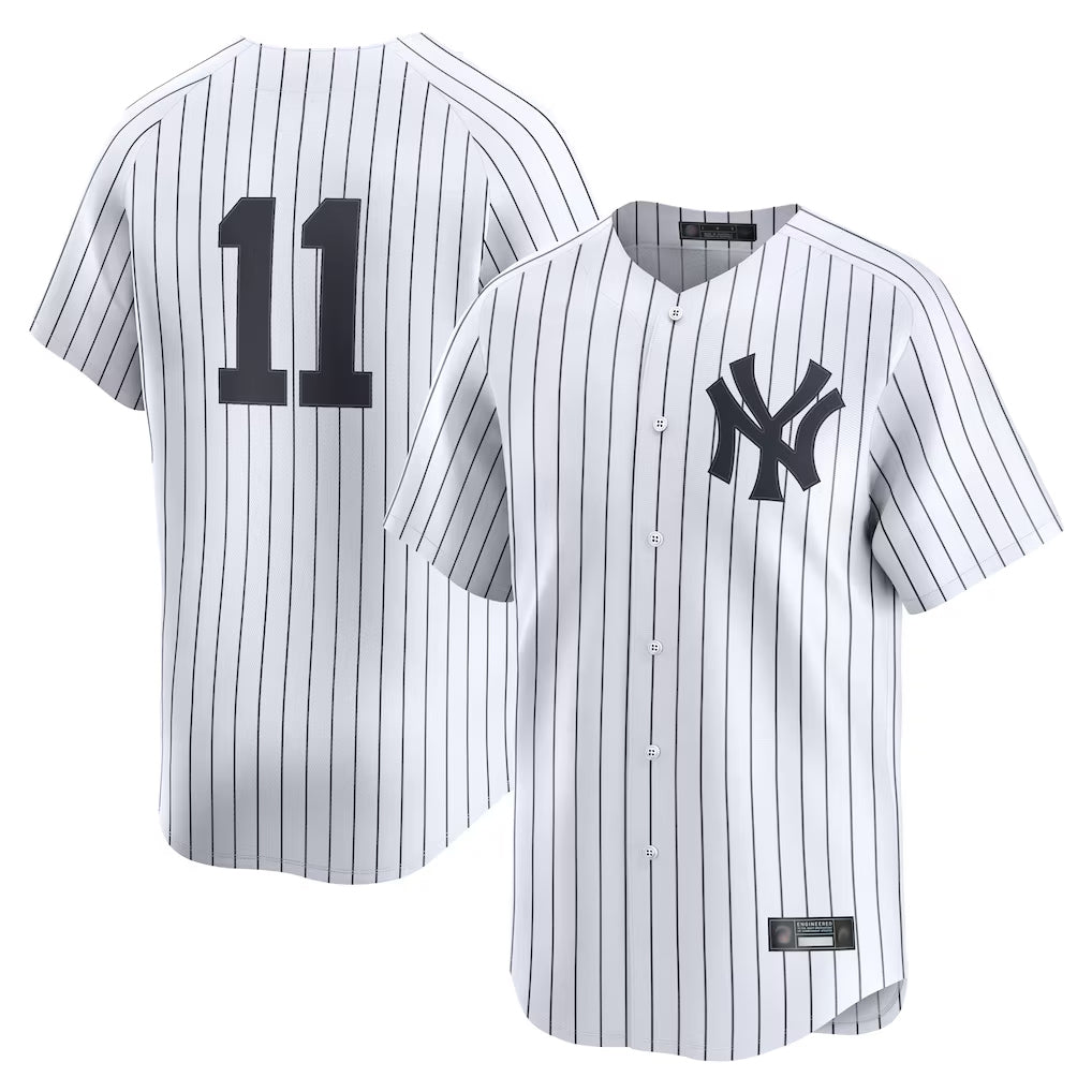 STECN NY.Yankees #11 Anthony Volpe Player White Limited Home Stitched Jerseys