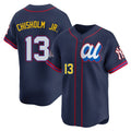 STECN NY.Yankees #13 Jazz Chisholm Jr Player Navy All Star Limited Home Stitched Jerseys