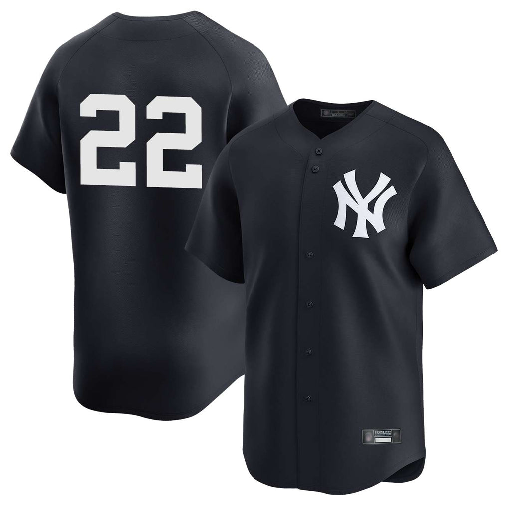 STECN NY.Yankees #22 Ben Rice Player Navy Alternate Limited Stitched Jerseys