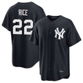 STECN NY.Yankees #22 Ben Rice Player Navy Game Home Stitched Jerseys