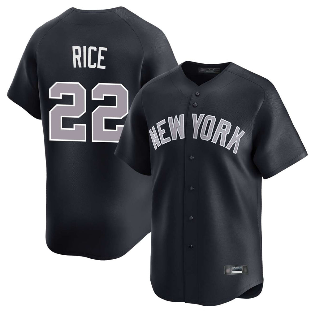 STECN NY.Yankees #22 Ben Rice Player Navy Limited Home Stitched Jerseys