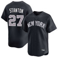 STECN NY.Yankees #27 Giancarlo Stanton Player Navy Limited Game Stitched Jerseys