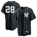 STECN NY.Yankees #28 Austin Wells Player Black Game Stitched Jerseys
