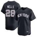 STECN NY.Yankees #28 Austin Wells Player Navy Limited Home Stitched Jerseys