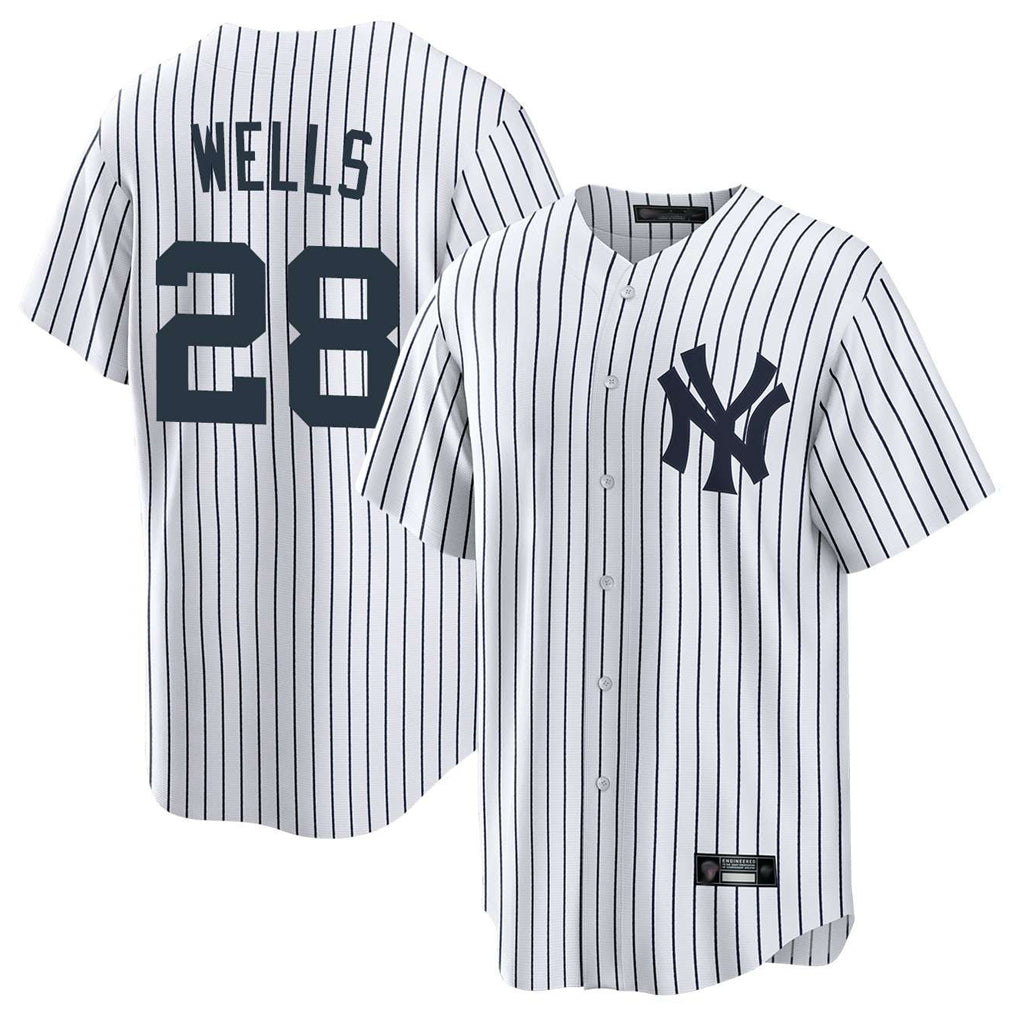 STECN NY.Yankees #28 Austin Wells Player White Game Home Stitched Jerseys