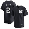 STECN NY.Yankees #2 Derek Jeter Player Navy Limited Home Stitched Jerseys