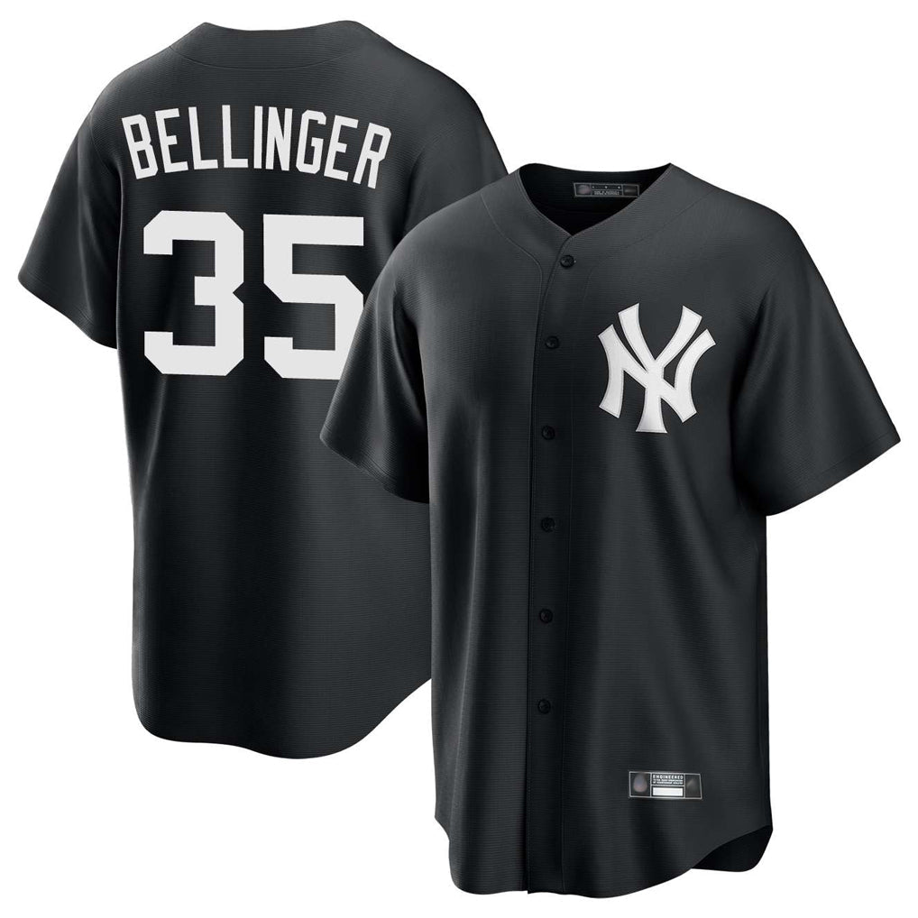 STECN NY.Yankees #35 Cody Bellinger Player Black Game Stitched Jerseys