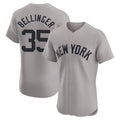 STECN NY.Yankees #35 Cody Bellinger Player Gray Limited Elite Home Stitched Jerseys