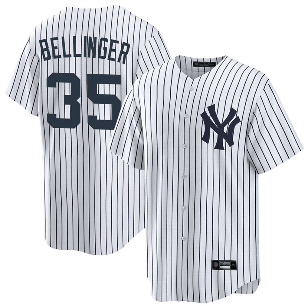 STECN NY.Yankees #35 Cody Bellinger Player White Game Home Stitched Jerseys