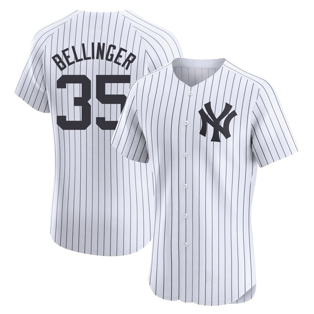 STECN NY.Yankees #35 Cody Bellinger Player White Limited Elite Home Stitched Jerseys