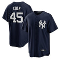 STECN NY.Yankees #45 Gerrit Cole Player Navy Game Home Stitched Jerseys