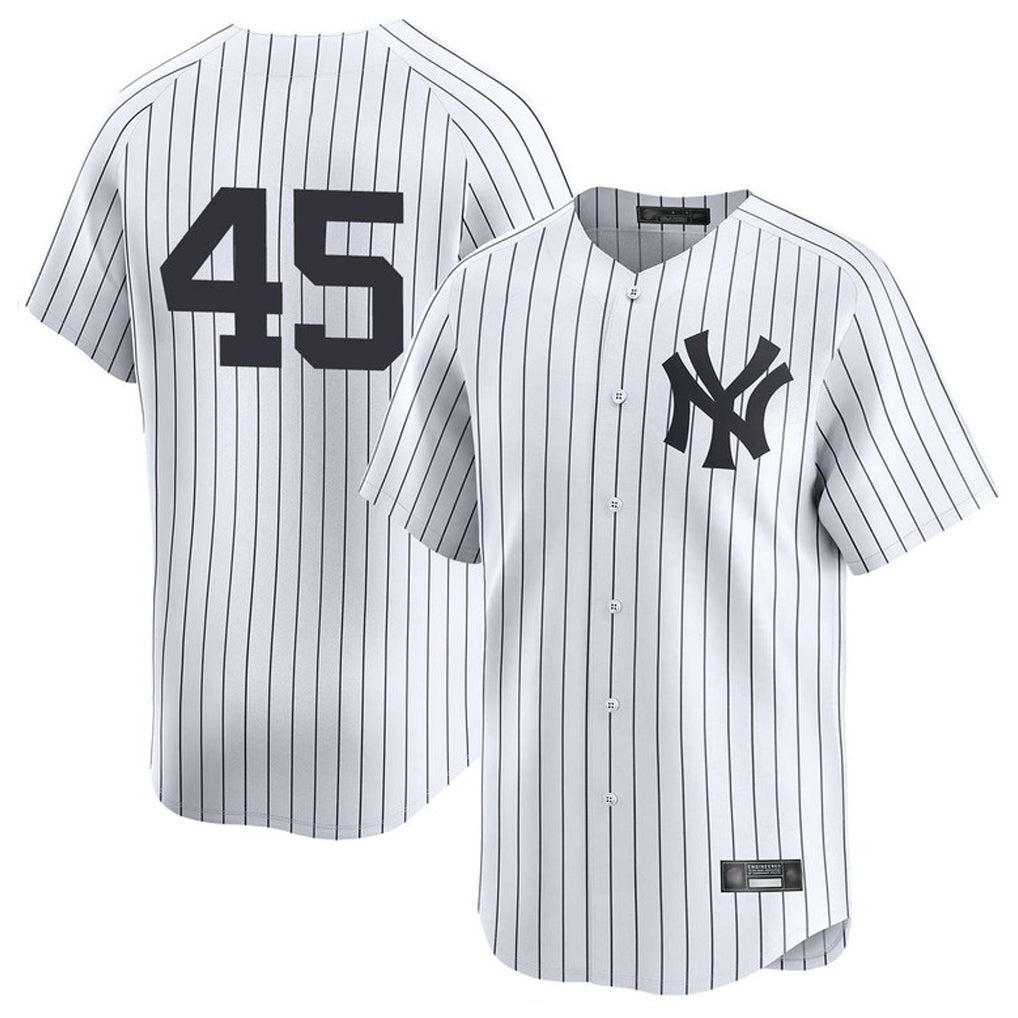 STECN NY.Yankees #45 Gerrit Cole Player White Limited Home Stitched Jerseys