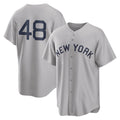 STECN NY.Yankees #48 Paul Goldschmidt Player Gray Field of Dreams Game Stitched Jerseys