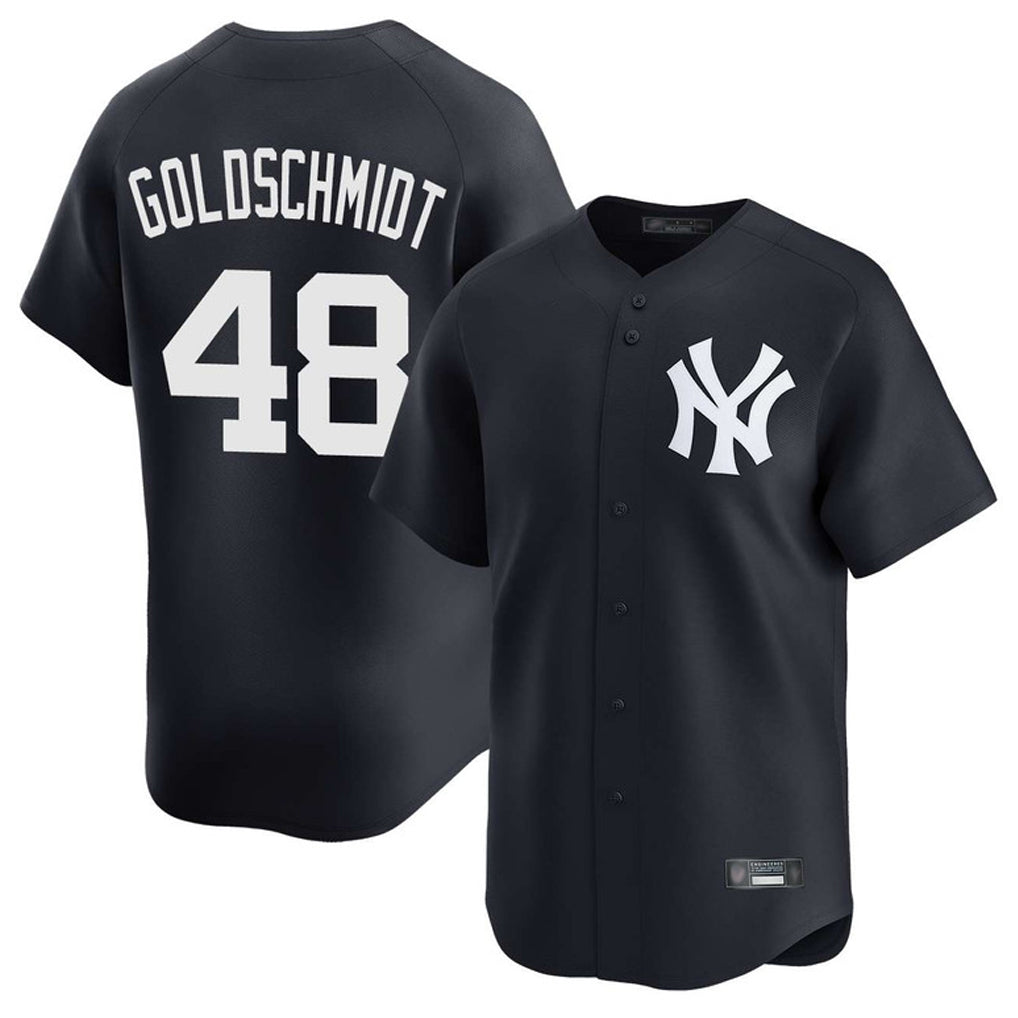 STECN NY.Yankees #48 Paul Goldschmidt Player Navy Limited Stitched Jerseys