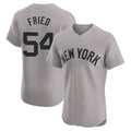 STECN NY.Yankees #54 Max Fried Player Gray Limited Elite Home Stitched Jerseys
