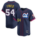 STECN NY.Yankees #54 Max Fried Player Navy All Star Limited Home Stitched Jerseys