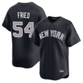 STECN NY.Yankees #54 Max Fried Player Navy Limited Home Stitched Jerseys