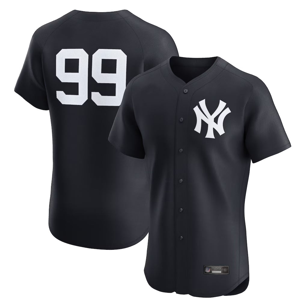 STECN NY.Yankees #99 Aaron Judge Player Navy Limited Home Elite Game Stitched Jerseys