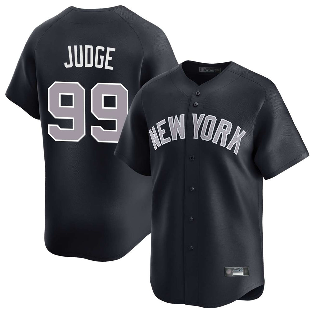 STECN NY.Yankees #99 Aaron Judge Player Navy Limited Home Stitched Jerseys
