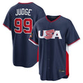 STECN NY.Yankees #99 Aaron Judge Player Navy USA 2026 World Classic Limited Game Stitched Jerseys