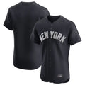 STECN NY.Yankees Blank Player Navy Home Replica Elite Stitched Jerseys