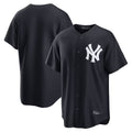 STECN NY.Yankees Blank Player Navy Replica Game Stitched Jerseys