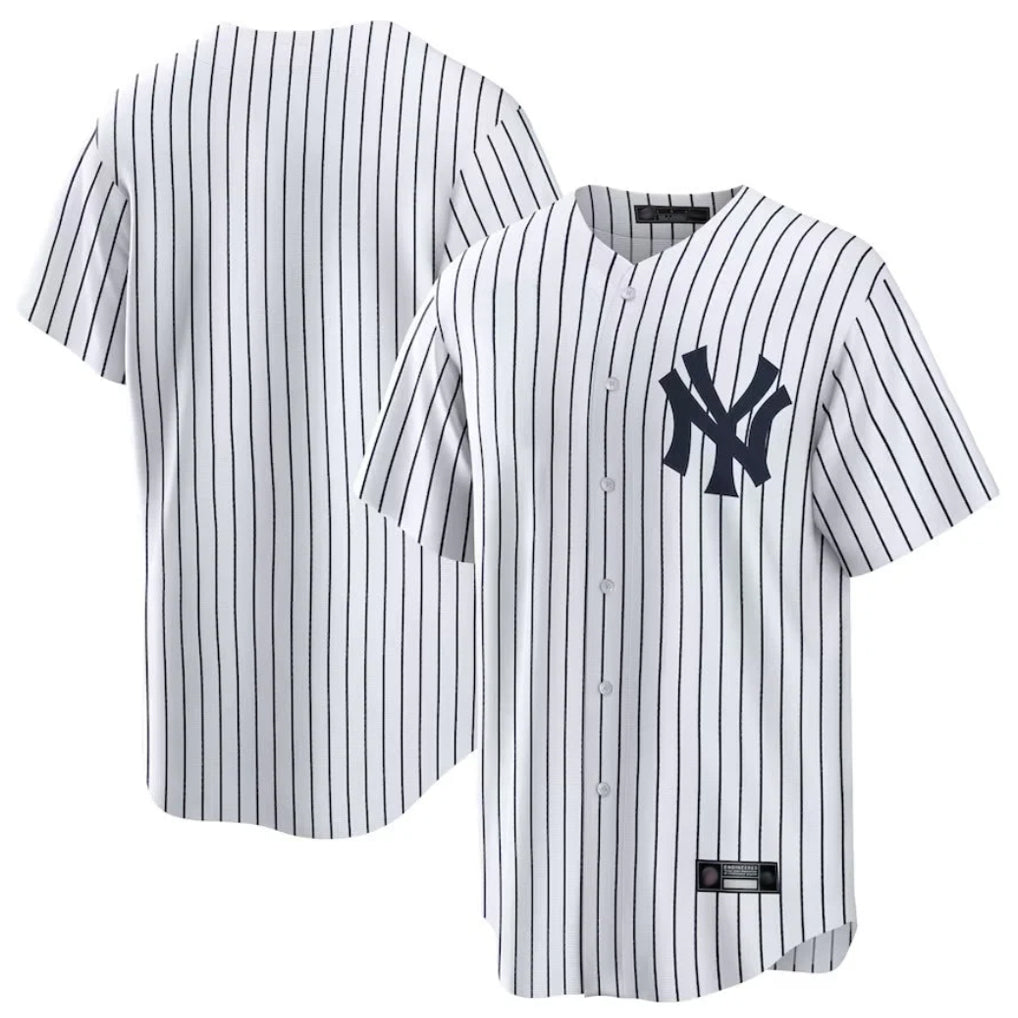 STECN NY.Yankees Blank Player White Game Stitched Jerseys