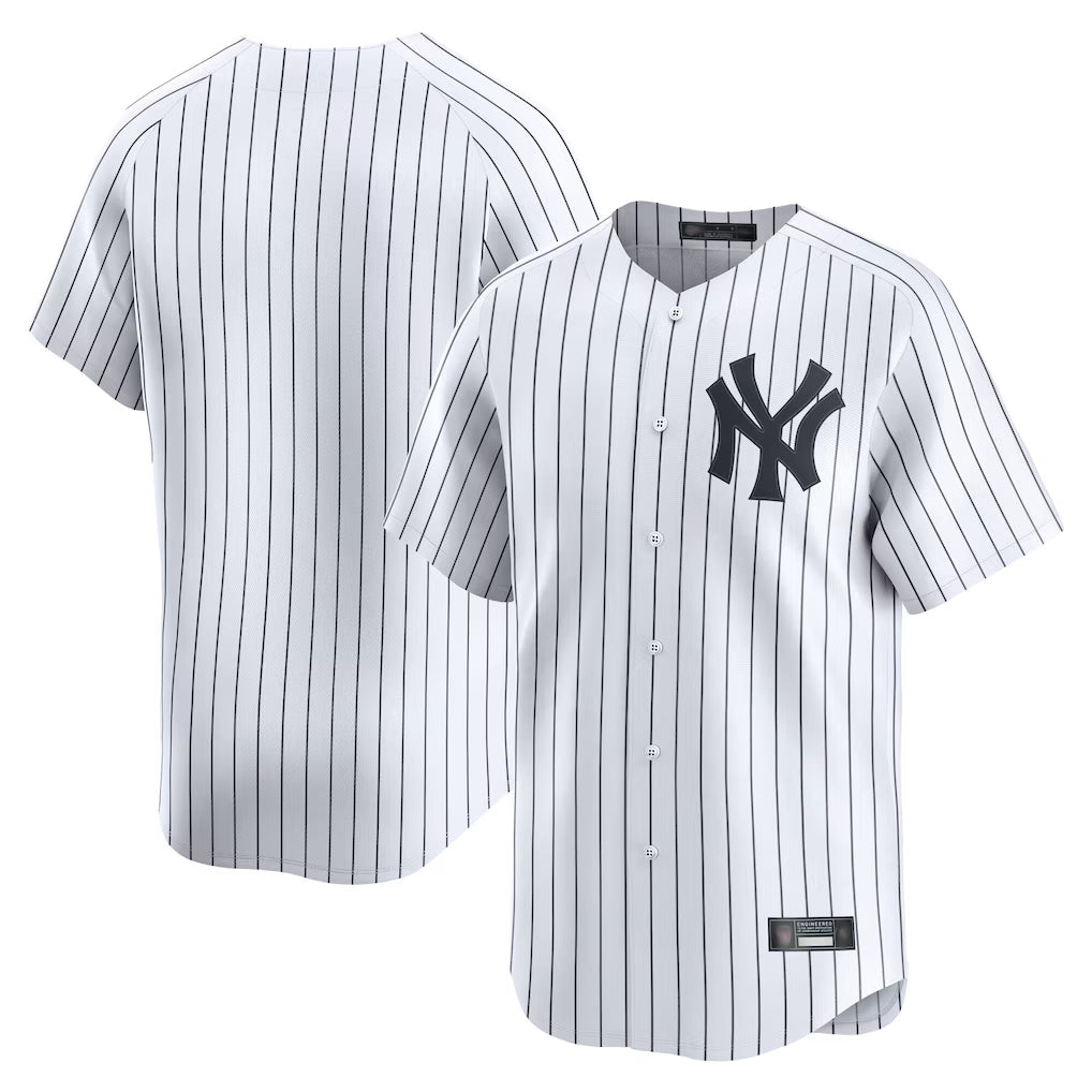 STECN NY.Yankees Blank Player White Limited Home Stitched Jerseys