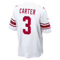 STECN NY.ork #3 Giants Abdul Carter  White Game Stitched Jerseys