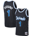STECN O.Magic #1 Penny Hardaway Mitchell & Ness Black Hardwood Classics Swingman Jerseys