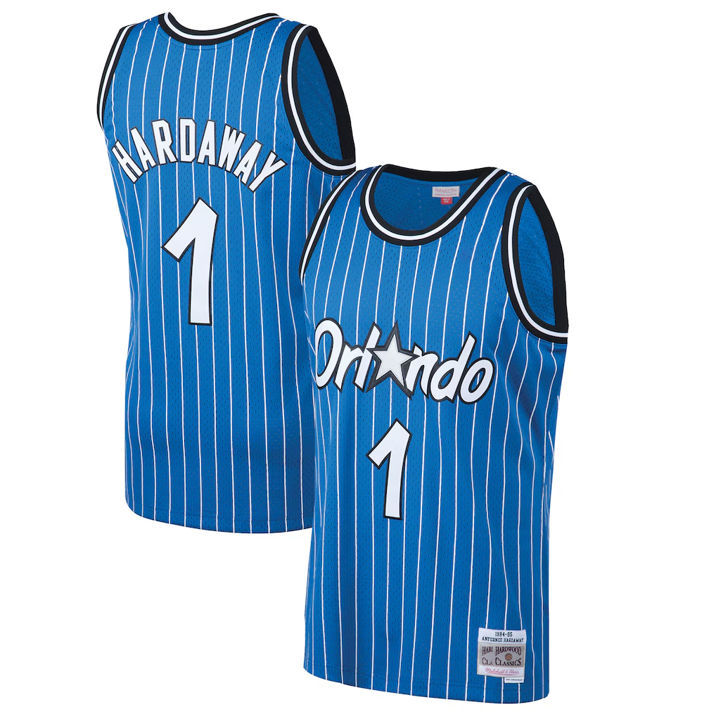 STECN O.Magic #1 Penny Hardaway Mitchell & Ness Blue 199495 Hardwood Classics Swingman Jerseys