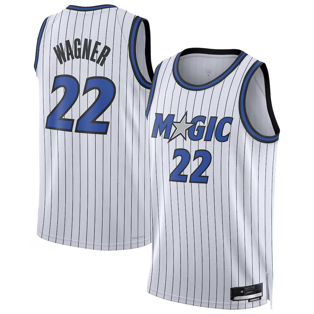 STECN O.Magic #22 Franz Wagner White Swingman Player Jerseys - Association Edition