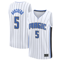 STECN O.Magic #5 Paolo Banchero  White Fast Break Replica Player Jerseys - Association Edition