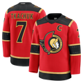 STECN O.Senators #7 Brady Tkachuk Red Alternate Premium Jerseys